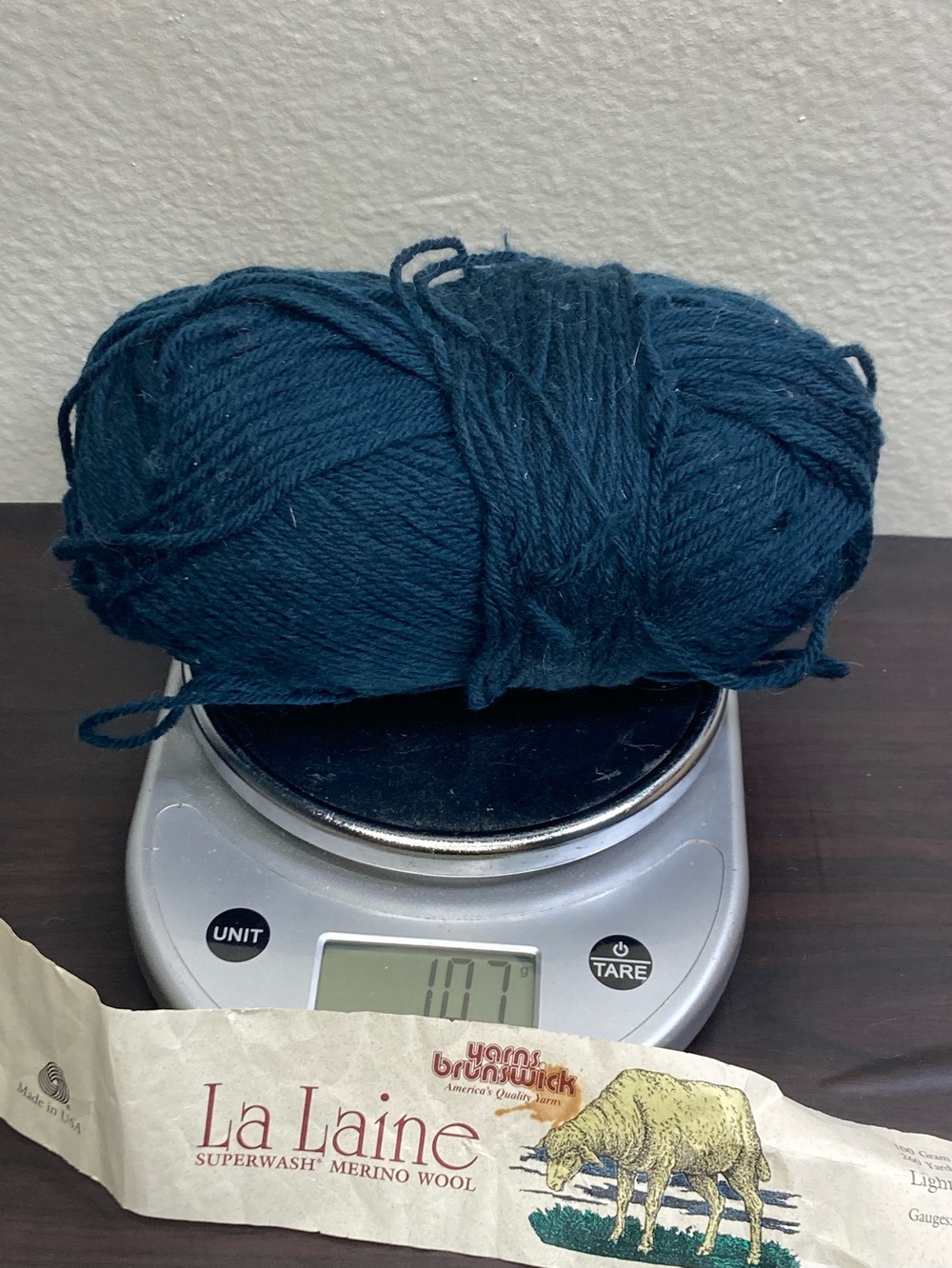 New 107g Yarns Brunswick La Laine Superwash Merino Wool Deep Teal Yarn